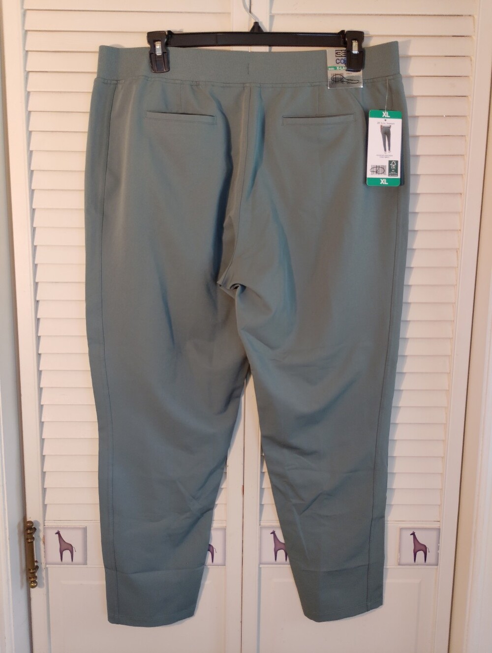32 Degrees Straight-Leg Ponte Pants - Sage - Picture 2 of 5